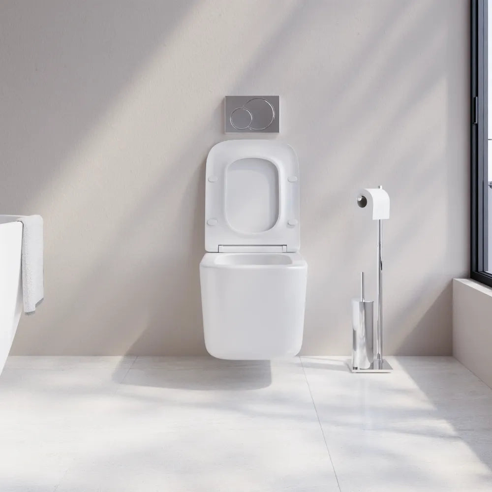 Vaso sospeso in ceramica bianco lucido tornado | Lubiana Small