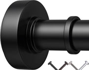 Maniglia di doccia regolabile - Nero - 110-182 cm - Inox