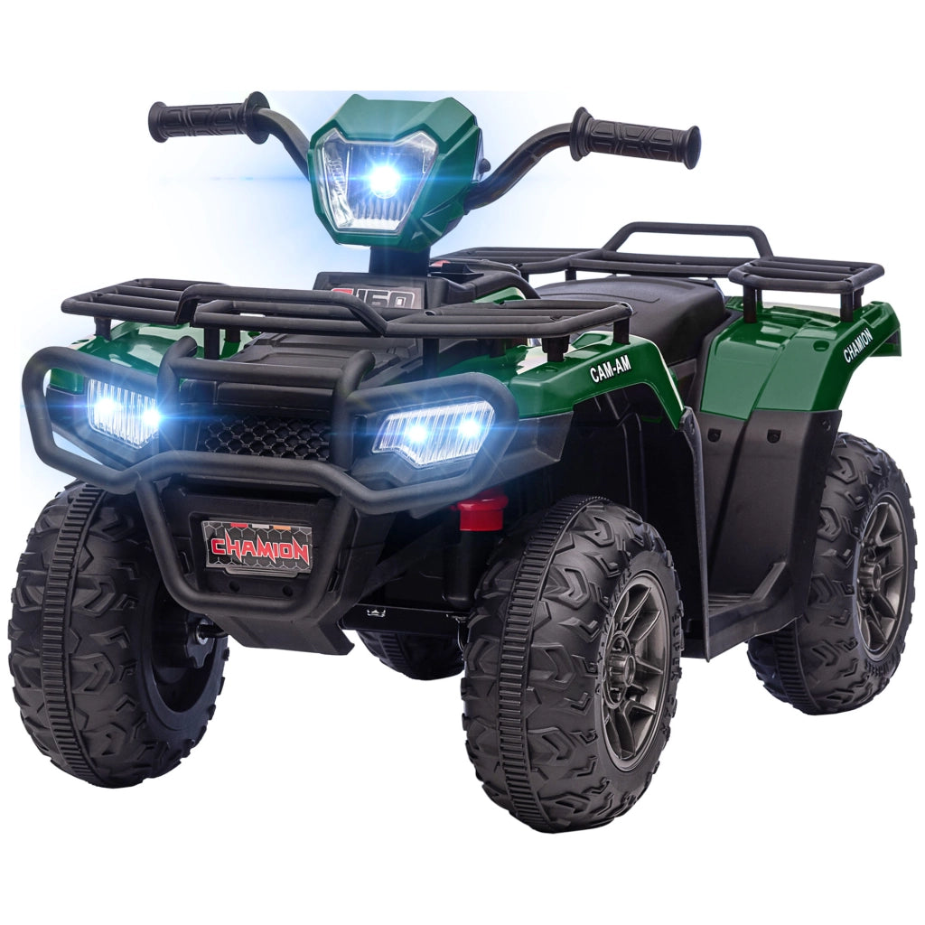 Auto elettrica per bambini 12V ¨C Minimal ¨C verde 88x45x50cm