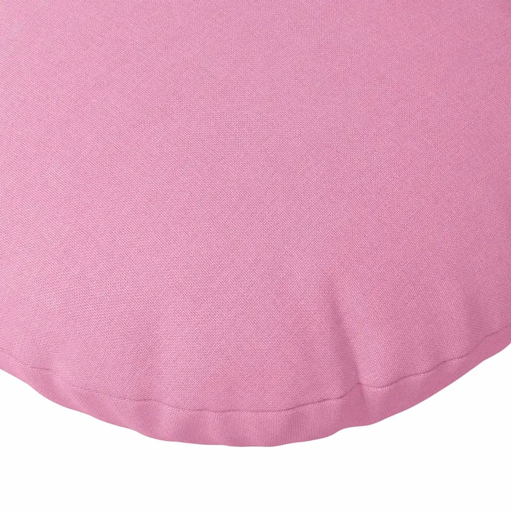Cuscini per Seduta 2 pcs Rosa Ø80 x 29 cm Tessuto 42014246