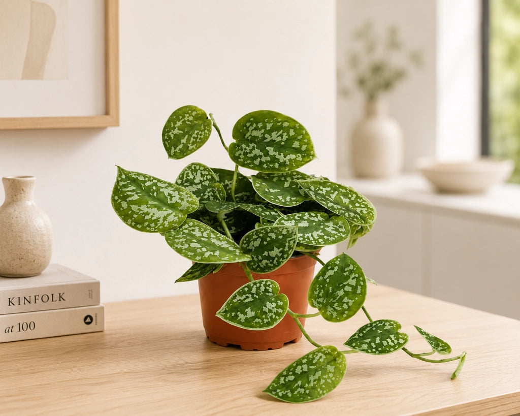 Gardenaria Scindapsus pictus 'Argyraeus' - Pianta da interno ornamentale Altezza: 30 cm (vaso 23)