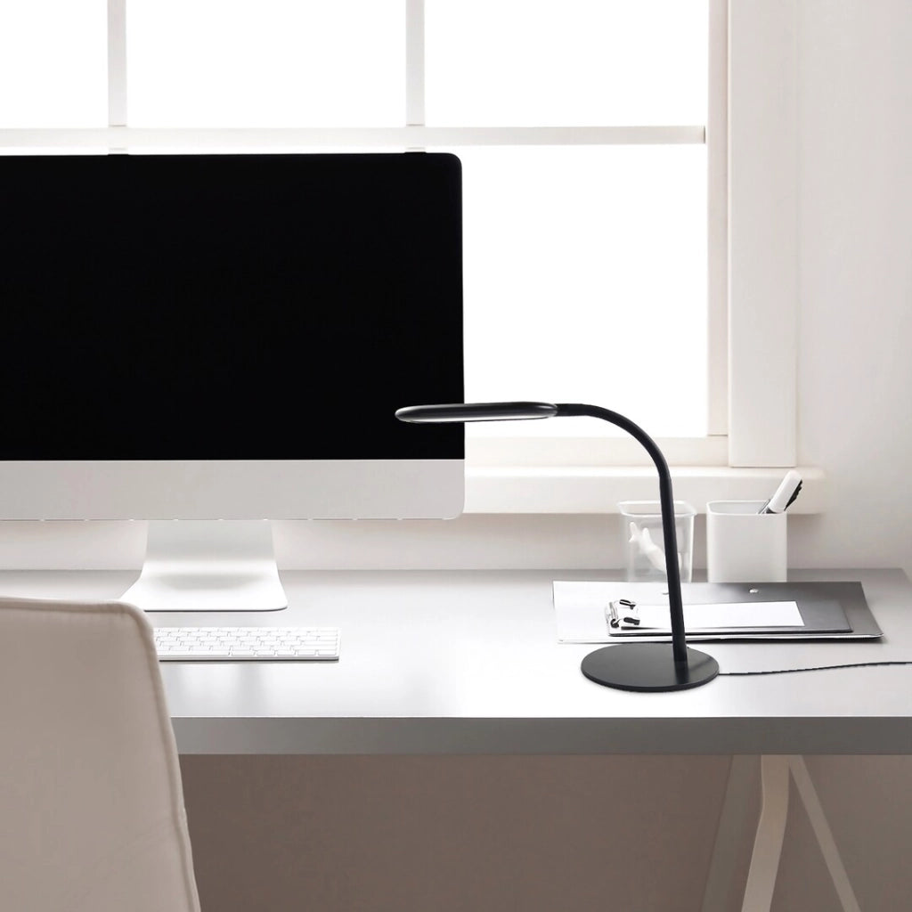 Lampada da scrivania LED nera 10W dimmerabile Rabalux
