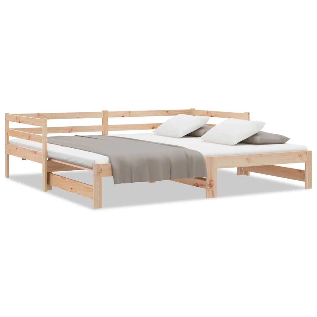 Lettino Estraibile senza Materasso-Struttura Letto 90x190 cm