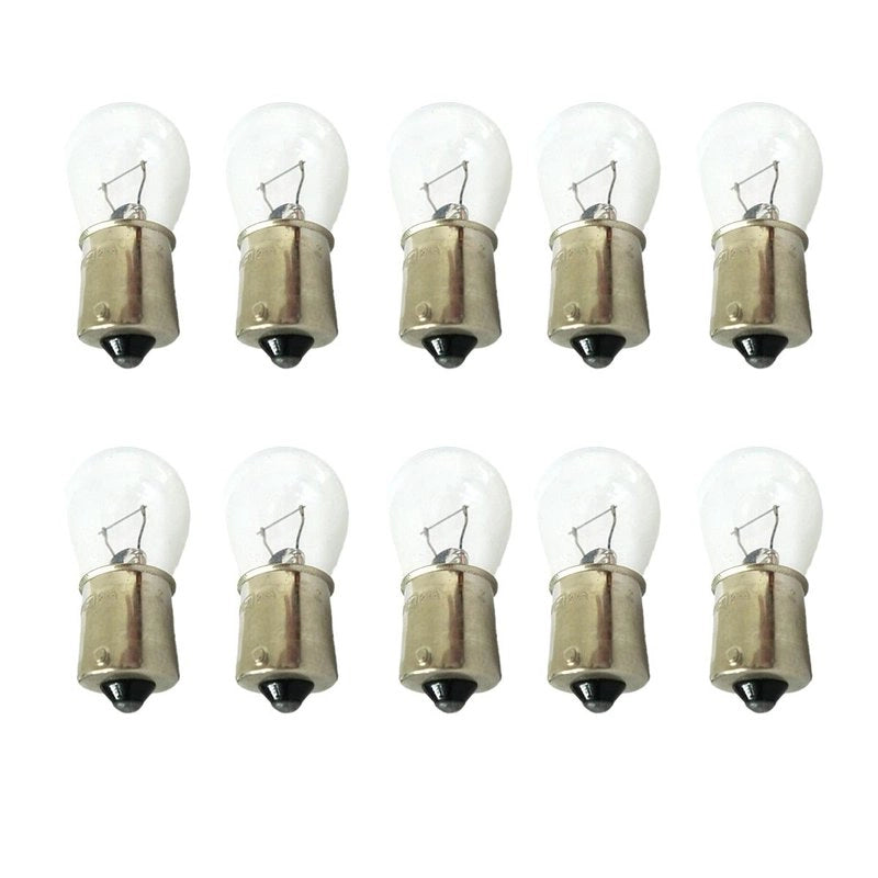 10x Lampade Alogene S25 P21W 12V BA15S Singolo Filamento Stop Frecce Auto