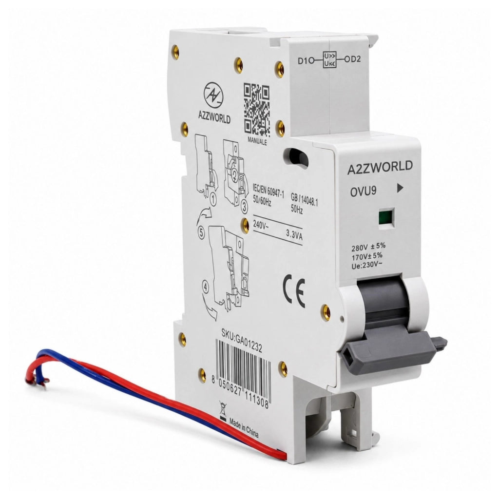 Bobina Di Sgancio a Minima Tensione e Massima Tensione, 170V-280V, 1 Modulo DIN, Compatibile Con Serie GYM9 GYM9H GYM10 GYR9N GYR10N, Chint NB1 NBH8 NB1L NB310L