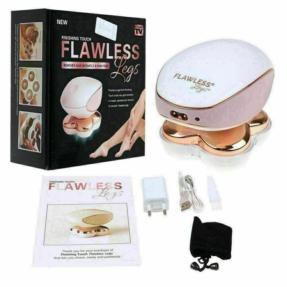 Trade Shop - Depilatore Rasoio Donna Uomo Elettrico Ricaricabile Peli Asciutti Bagnati -