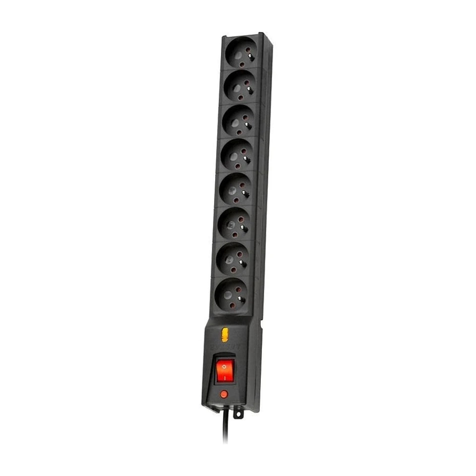 LESTAR LX 810 G-A 1.M prolunga elettrica 1.5 m 230 AC prese interne Nero