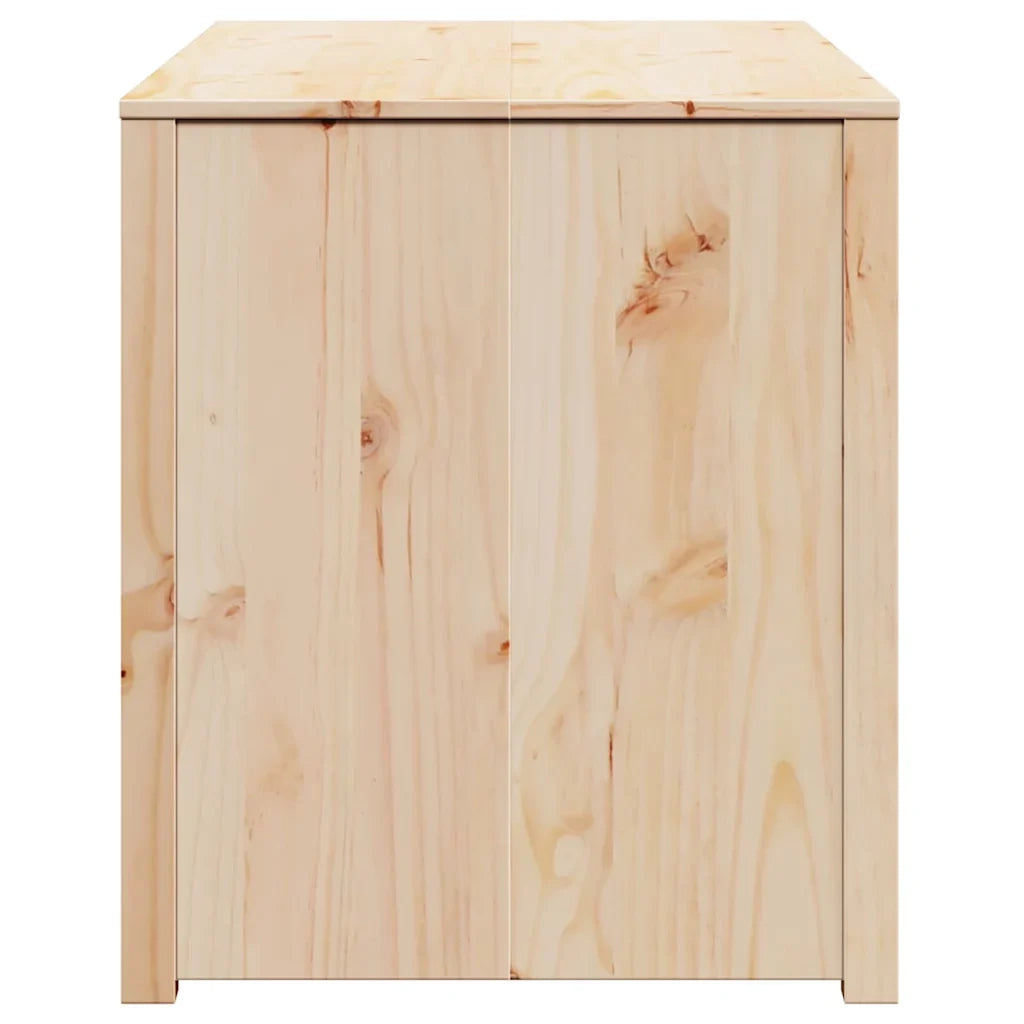 Mobile da cucina moderno con vani contenitori interni minimalisti 106 x 55 x 64 cm realizzato in legno massello di pino con finitura rovere marrone 02_0052152