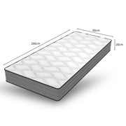 Materasso a molle insacchettate 7 zone, altezza 20 cm