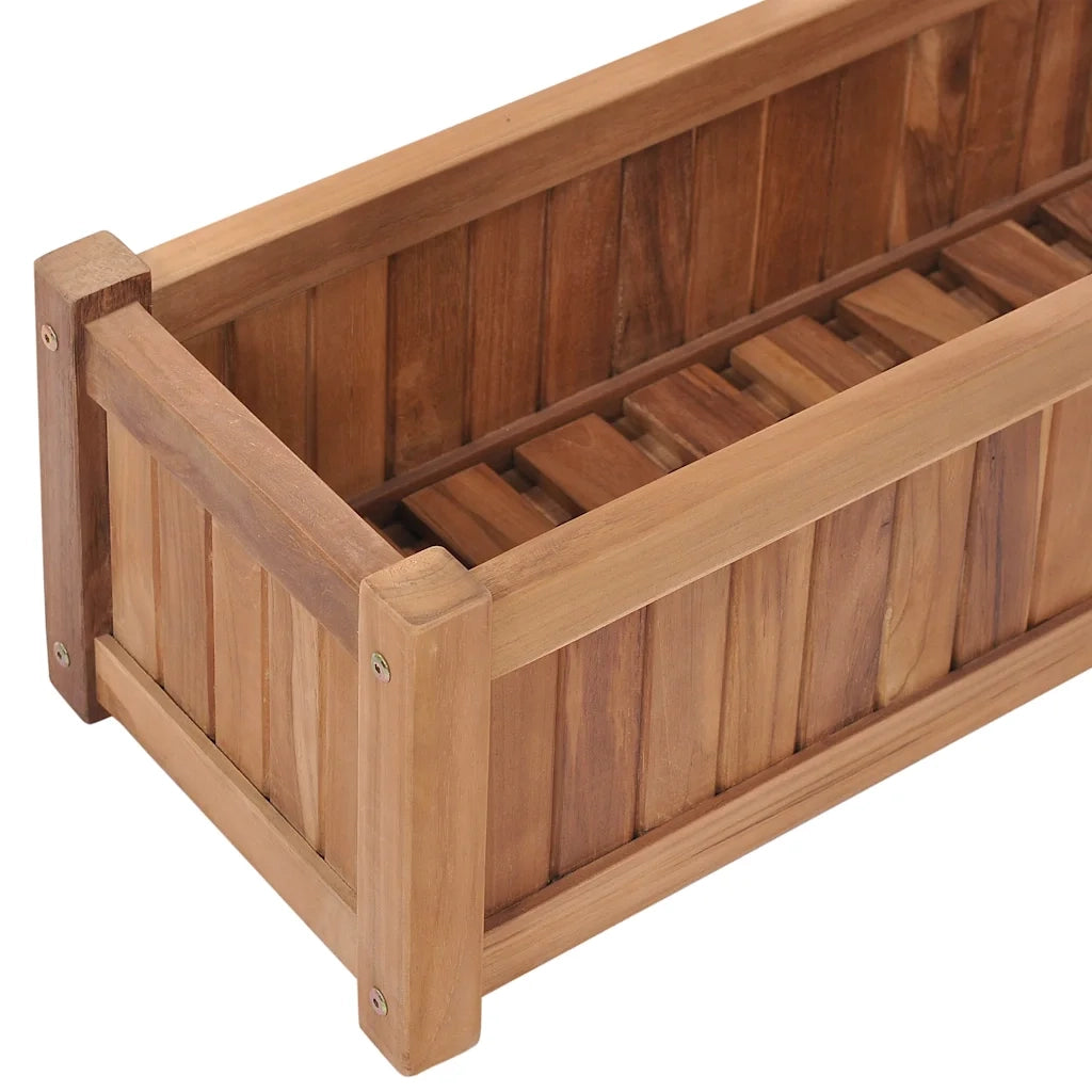 Letto Rialzato da Giardino 100x30x25 cm in Massello di Acacia 48968