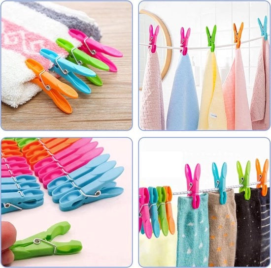 Set di 150 taglieri per asciugare, taglieri per asciugare in plastica, clip per asciugamano senza stampa, taglieri per asciugare impermeabili, taglieri per asciugare con presa forte, asciugamani, abbigliamento, calze, asciugamani