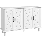 Mobile Multiuso con 4 Cassetti ¨C Minimal ¨C Bianco 120x37x75 cm