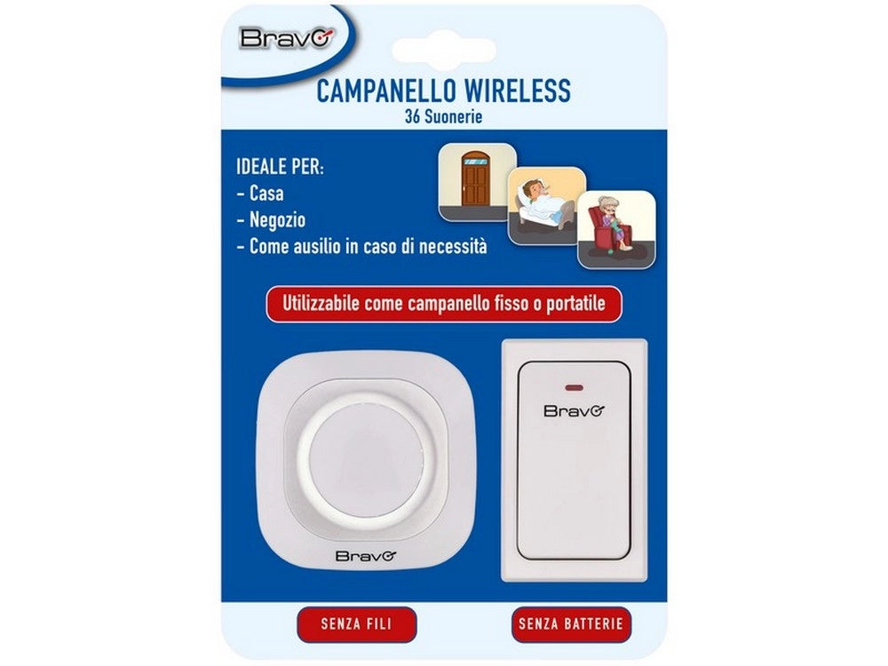 1pz campanello wireless cinetico plug in v2 cod:ferx.vit55474