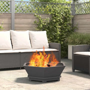 Focolare Nero 75 x 75 x 28 cm Acciaio 858996
