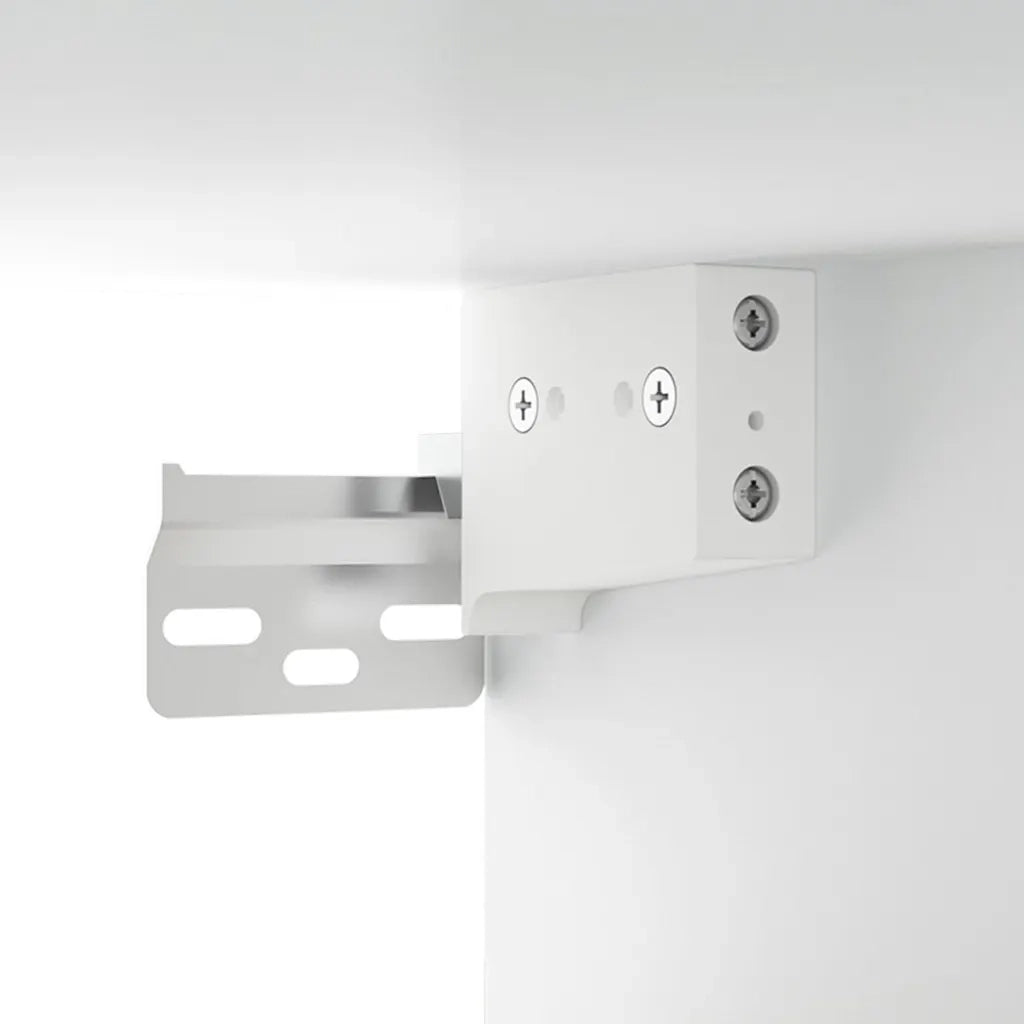 Set di 2 Comodini | Armadio da Notte | Mobiletto da notte a Muro Bianchi 50x36x40 cm