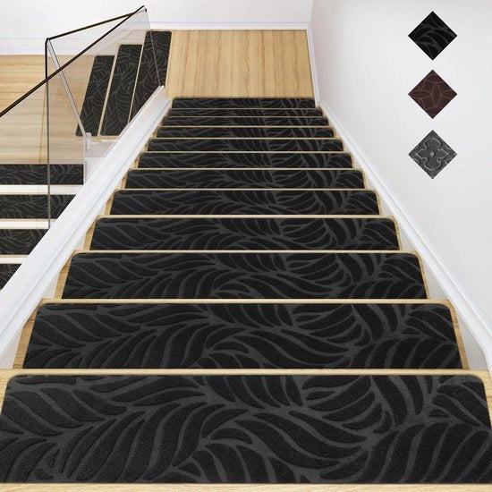 Pavimenti Antiscivolo - Sicurezza e Protezione - 15 pezzi - Nero - Vilten