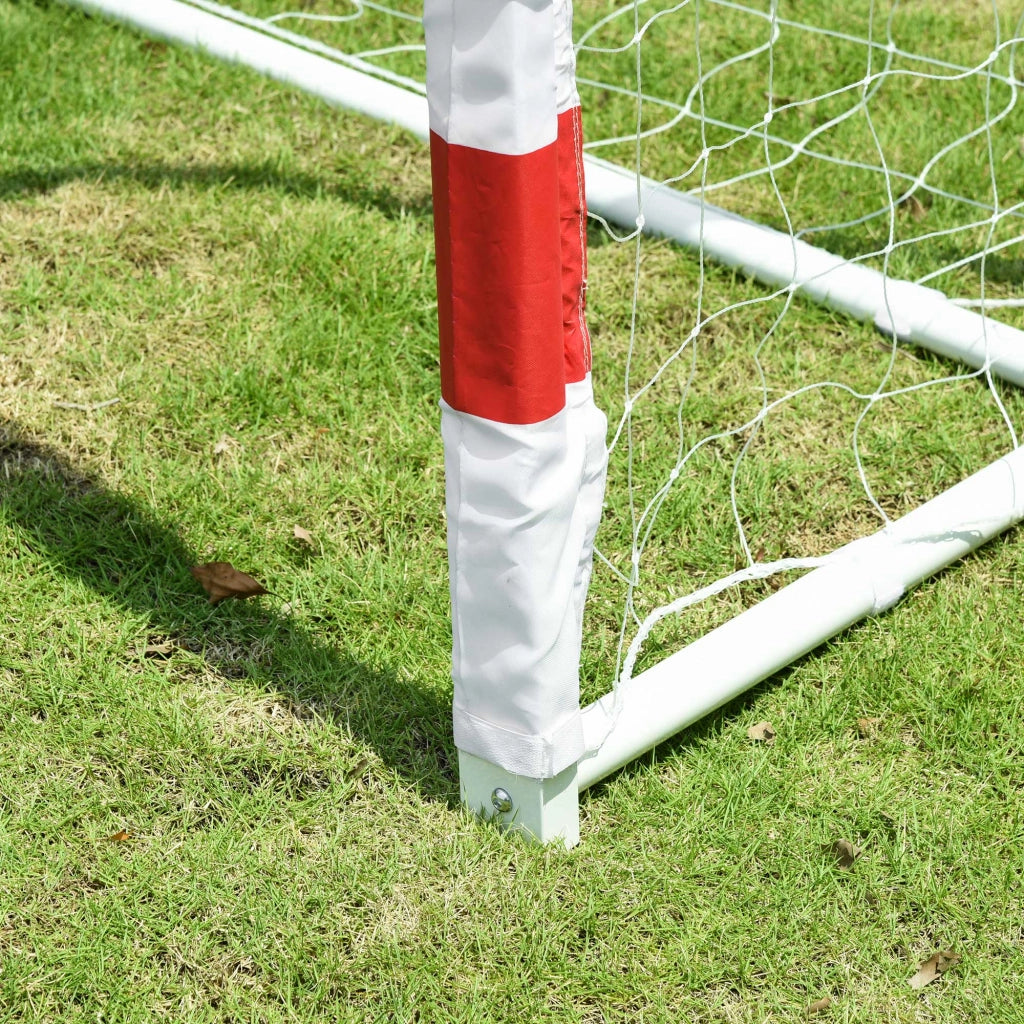 Porta da Calcio 302x83x201 cm in Plastica Bianca