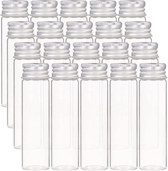 Prodotti per la cura del giardino - 20 pezzi - 20 ml - Flacone di vetro sigillato - Chiusura in alluminio - Liquido trasparente - Per il trattamento di fungo dei funghi
