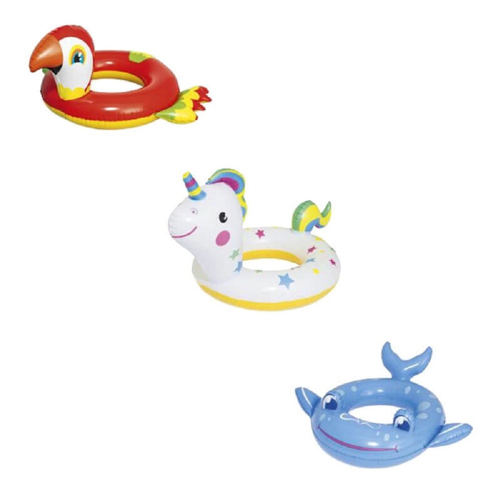 Trade Shop - Ciambella Salvagente Gonfiabile Bambini Forma Di Animali Per Mare Piscina 36128 -