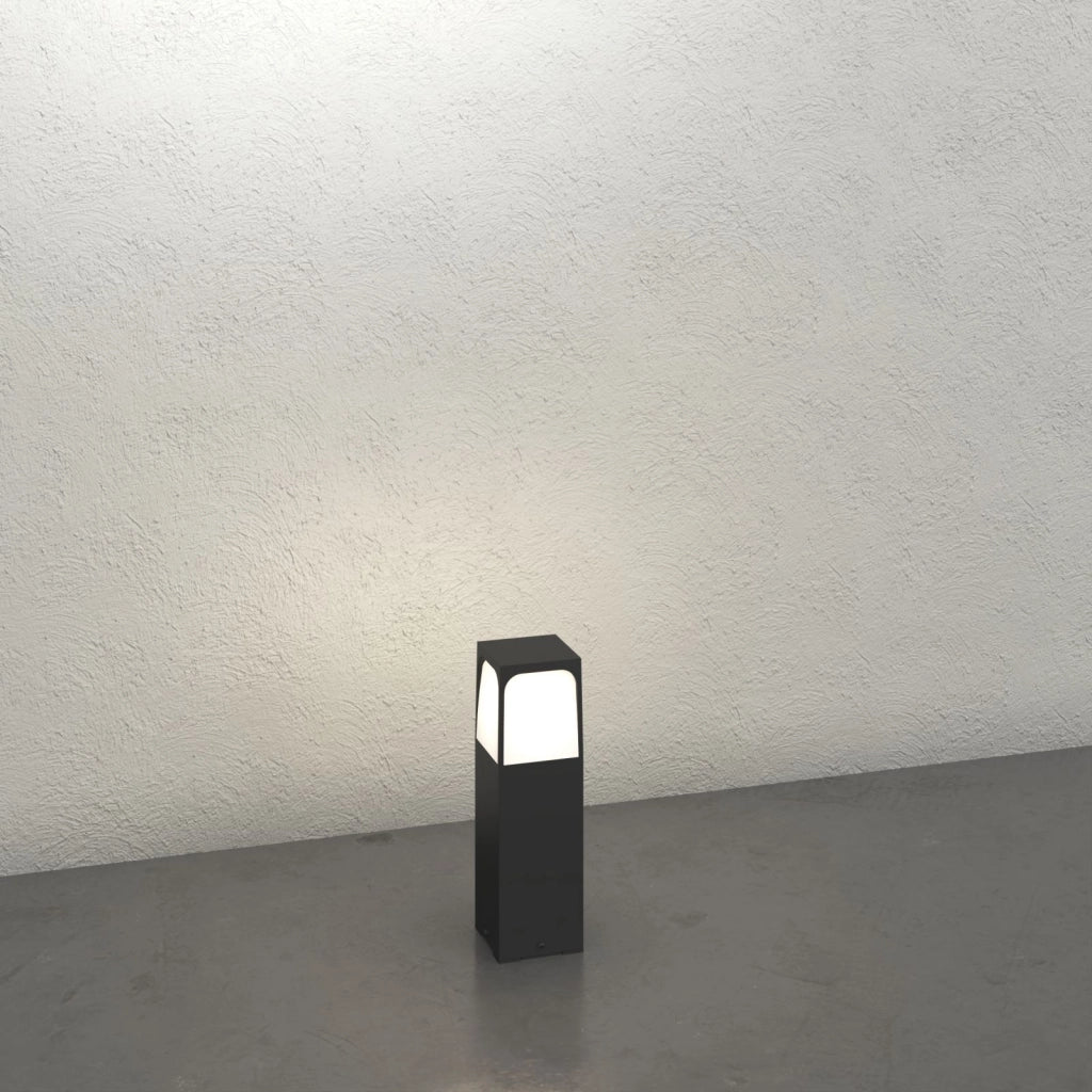 YORK PALO 30CM 1 LUCE ATTACCO E27 GRIGIO ANTRACITE IP54
