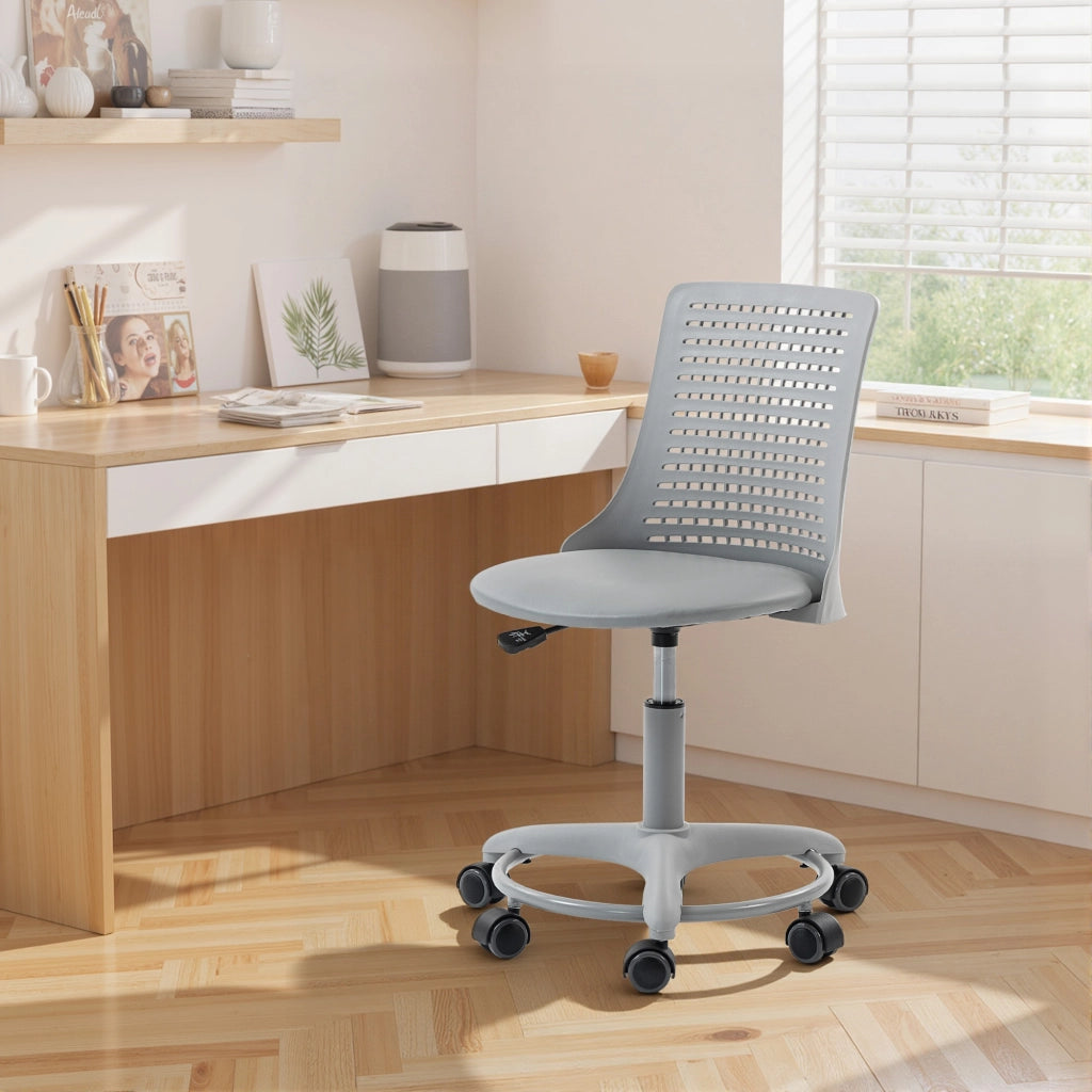 Sedia da Ufficio Girevole con Schienale ¨C Zephmum ¨C Grigio