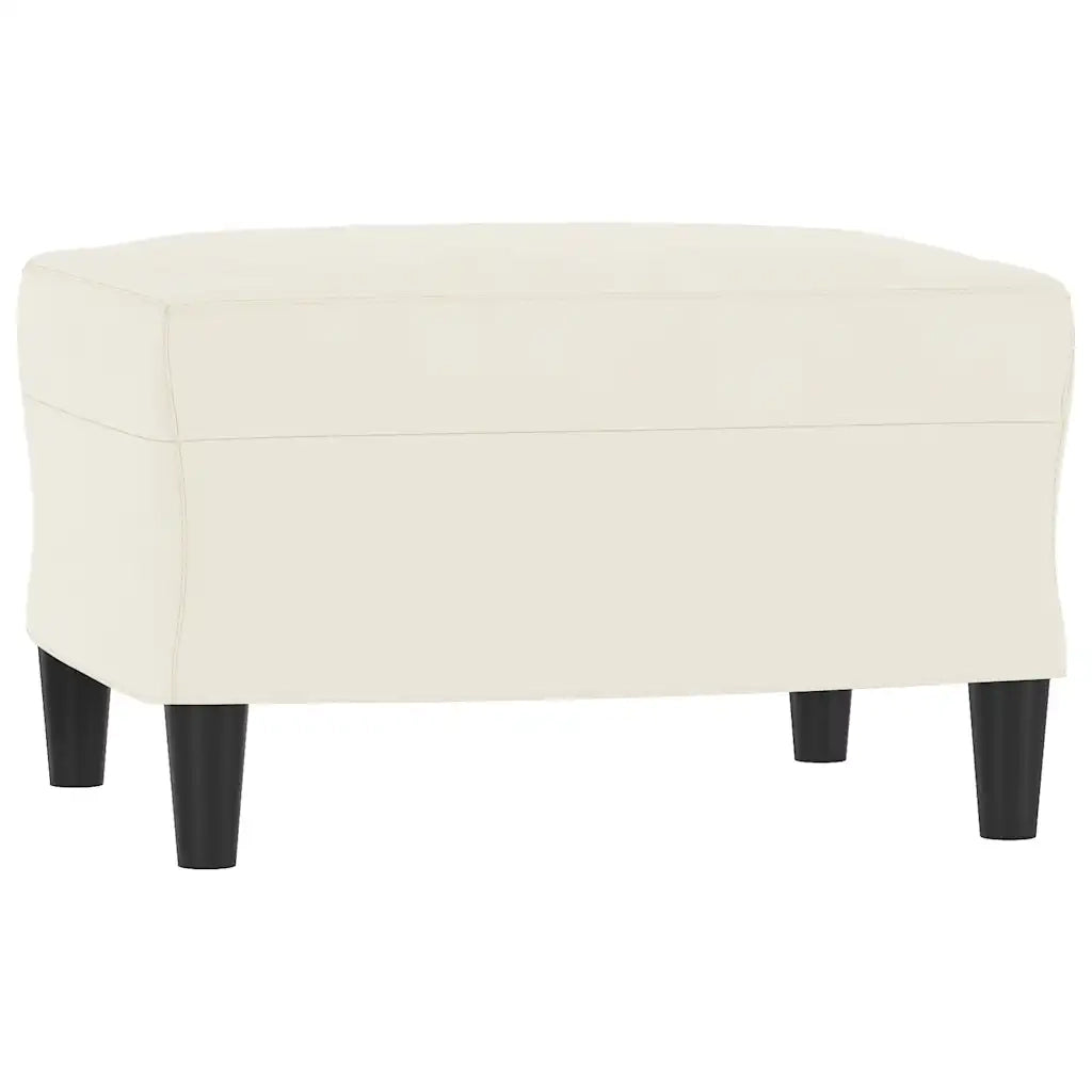 Set di Divani 3 pz Crema in Velluto 3201992