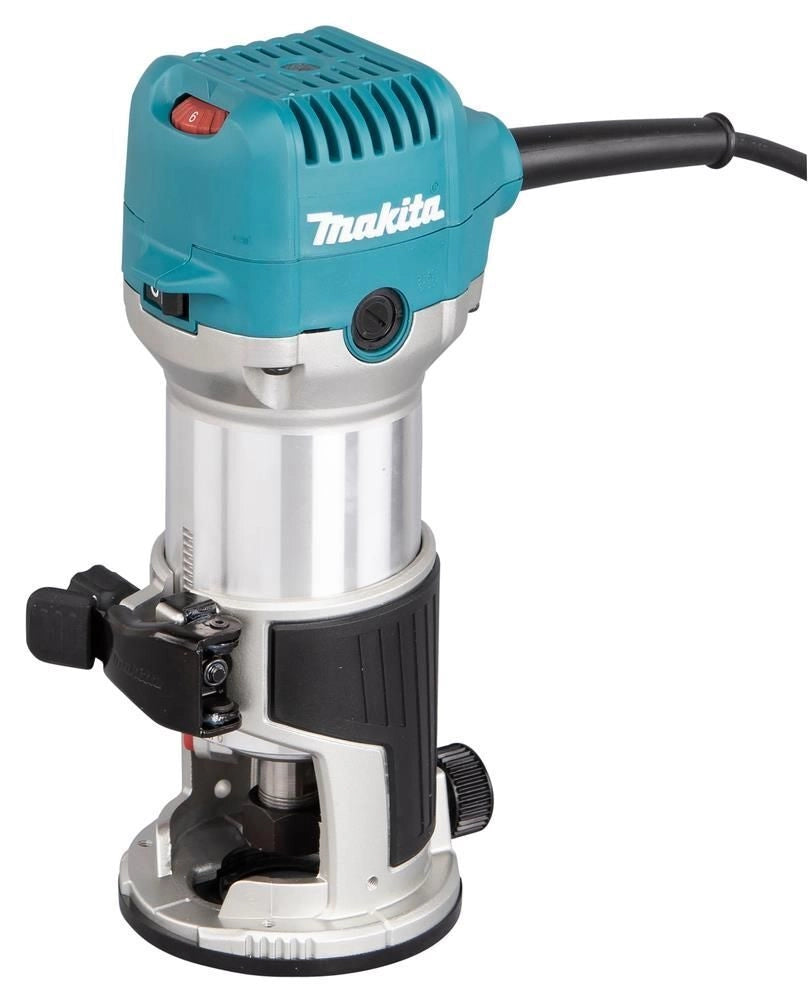 Makita RT0702CX2J Fresatrice Multifunzione 710 W 10000 34000 rpm Velocita' Variabile Avvio Progressivo colore Nero