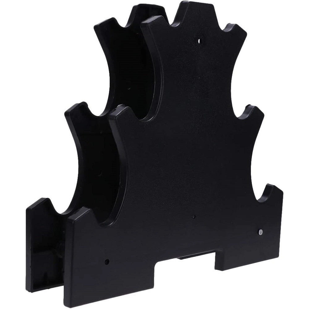 Trade Shop - Supporto Per Manubri Pesi A 3 Livelli Per Accessori Fitness Palestra Casa Nero -
