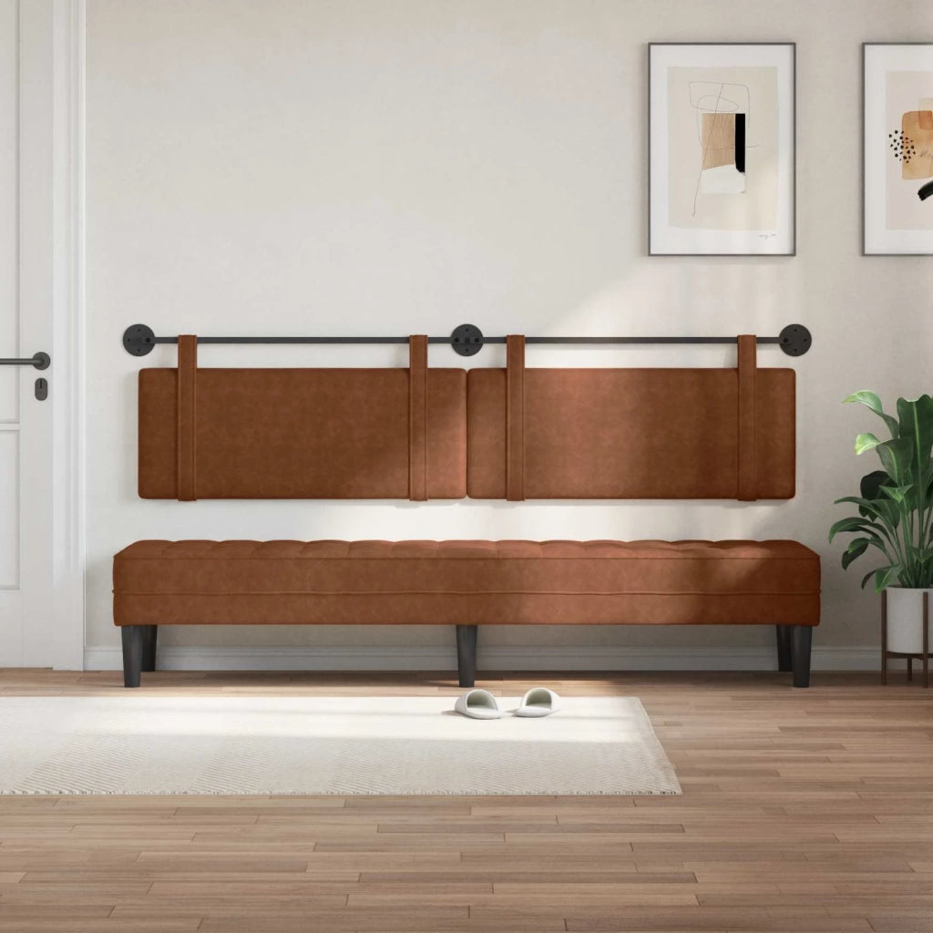Testiera sospesa Marrone PU Antico 42031539