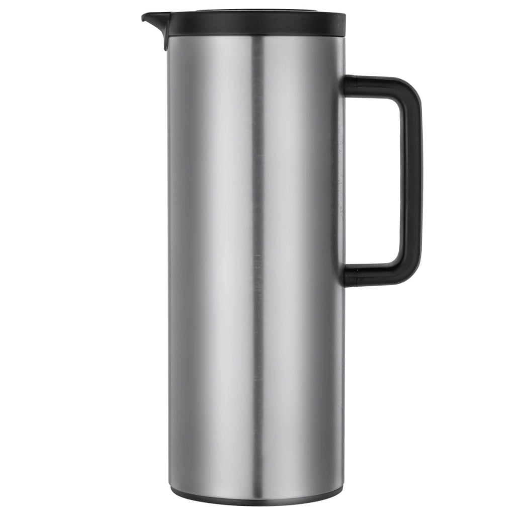 MA MAISON CARAFFA TERMICA INOX CM.11X30 H CON COMODO MANICO IN COLORAZIONE ACCIAIO