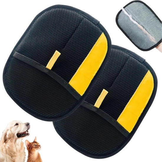Manopole in coppia per rimozione di pelo di animali, manopole per il benessere degli animali domestici, manopole per la rimozione di pelo di gatto, manopole multifunzionali riciclabili per la rimozione di pelo di animali
