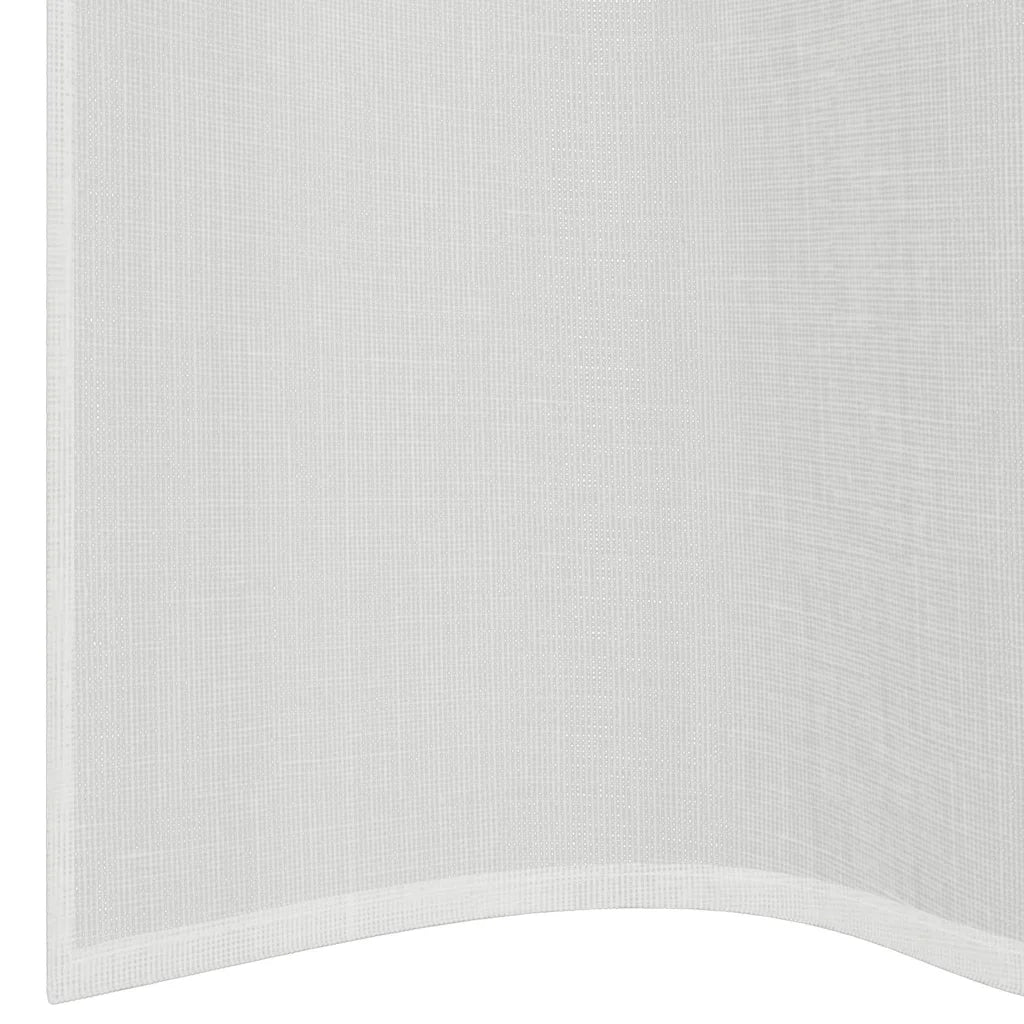 Tende in Voile con Occhielli 2 pz Bianco