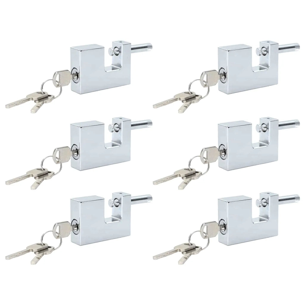 Lucchetto 6 pz Argento Acciaio CFW8565270
