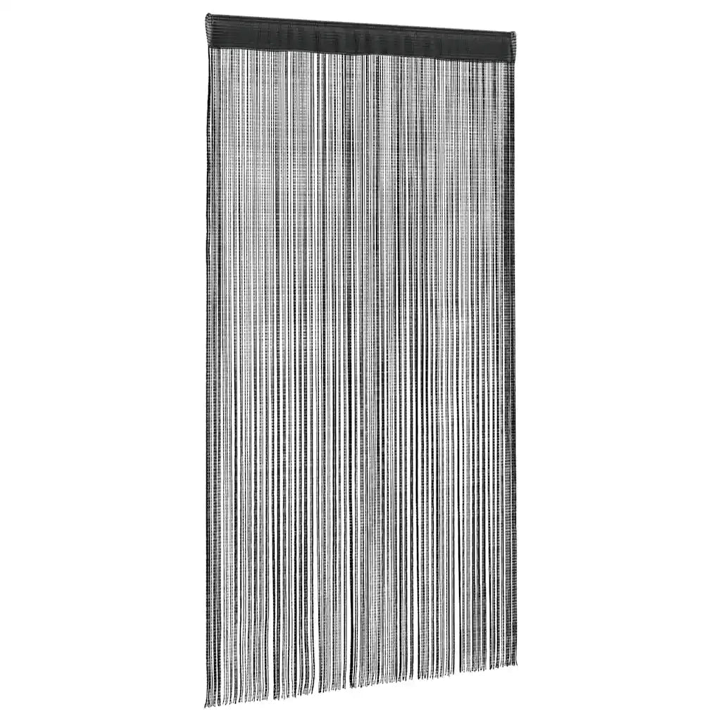 2 pz Tende a Fili 140x250 cm Nere