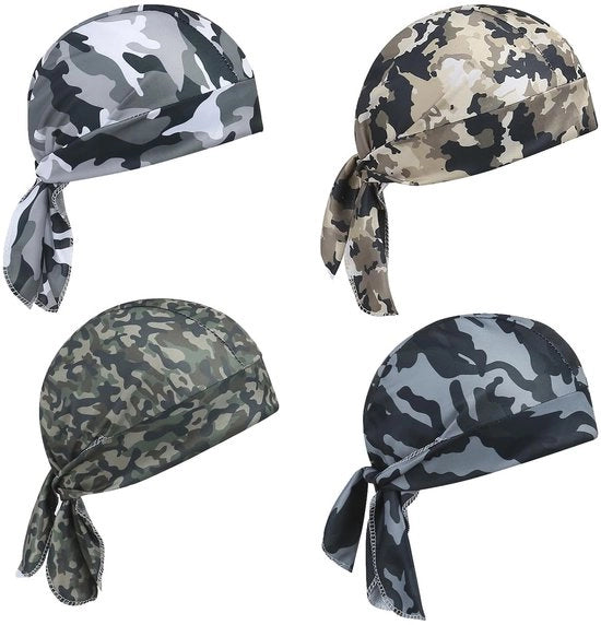 Sciarpa UV protettiva a camuffamento - 4 pezzi