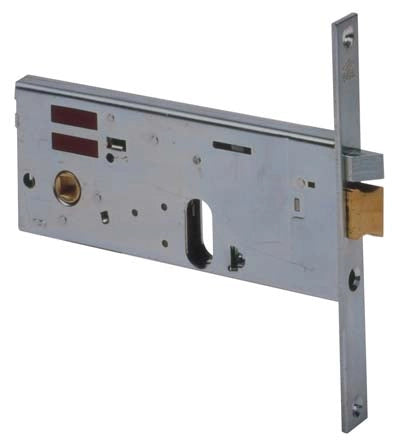 SERRATURA METALLO INFILARE ELETTRICA 14450 CISA  B.Q ZINC F.MM 16 F.OVALE+SCR+F H.MM 77 E.MM 80