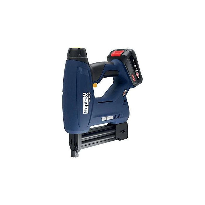 Cucitrice a batteria 18V per 606/12-25mm - 8/15-25mm - RAPID - BTX606 - Valigetta + batteria 2,5Ah + caricabatteria