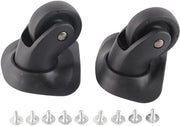 Set di ruote per bagagli 360 gradi rotanti - Ruote per bagagli con vite - Ruote per mobili - Set di 2 ruote per bagagli - Peso 272 g