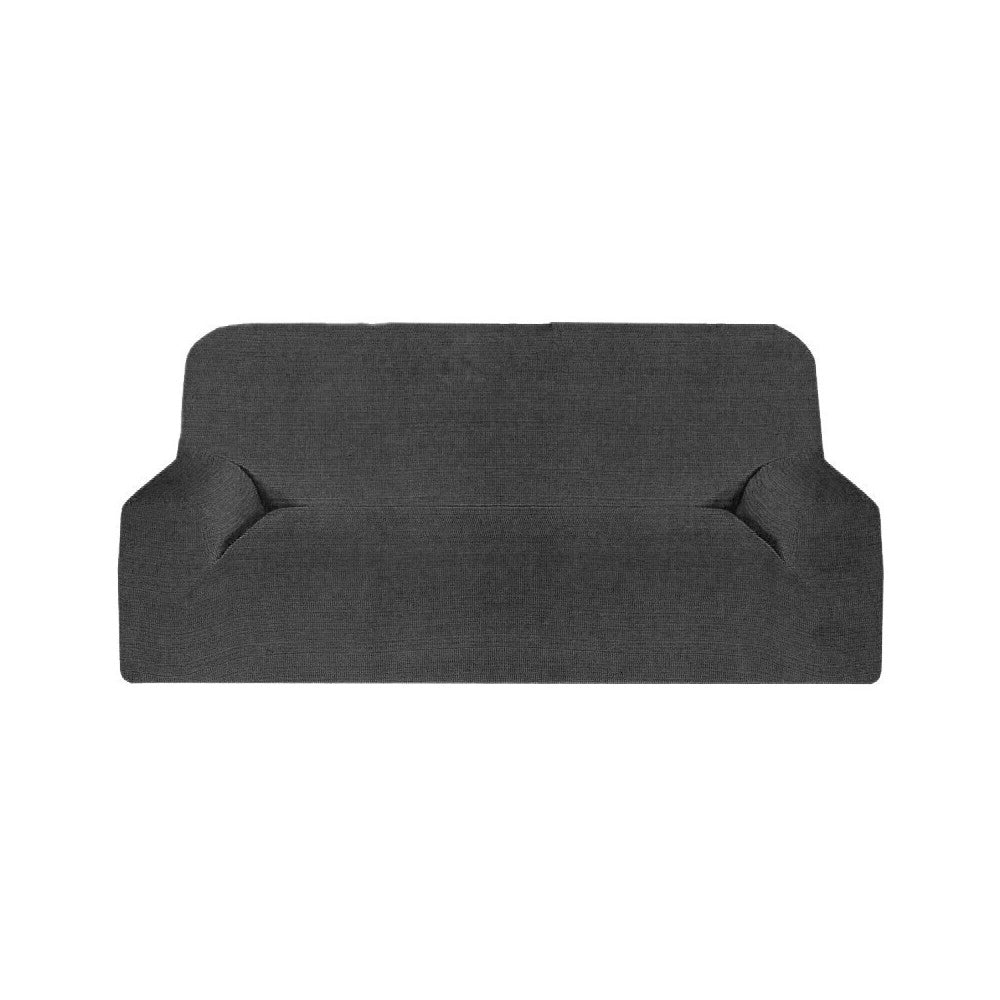Trade Shop - Copri Divano 2 Posti Estendibile Da 110 A 150 Cm Tessuto Elasticizzato Italy - Grigio