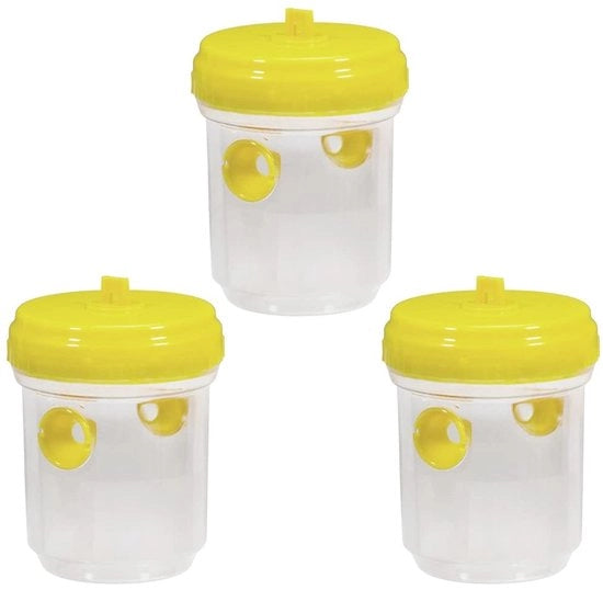 Insetticida di plastica gialla riutilizzabile - Formato 13x9x7,5 cm