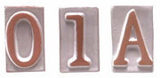 5pz numero civico in terracotta 1 cm.8,5h cod:ferx.34561