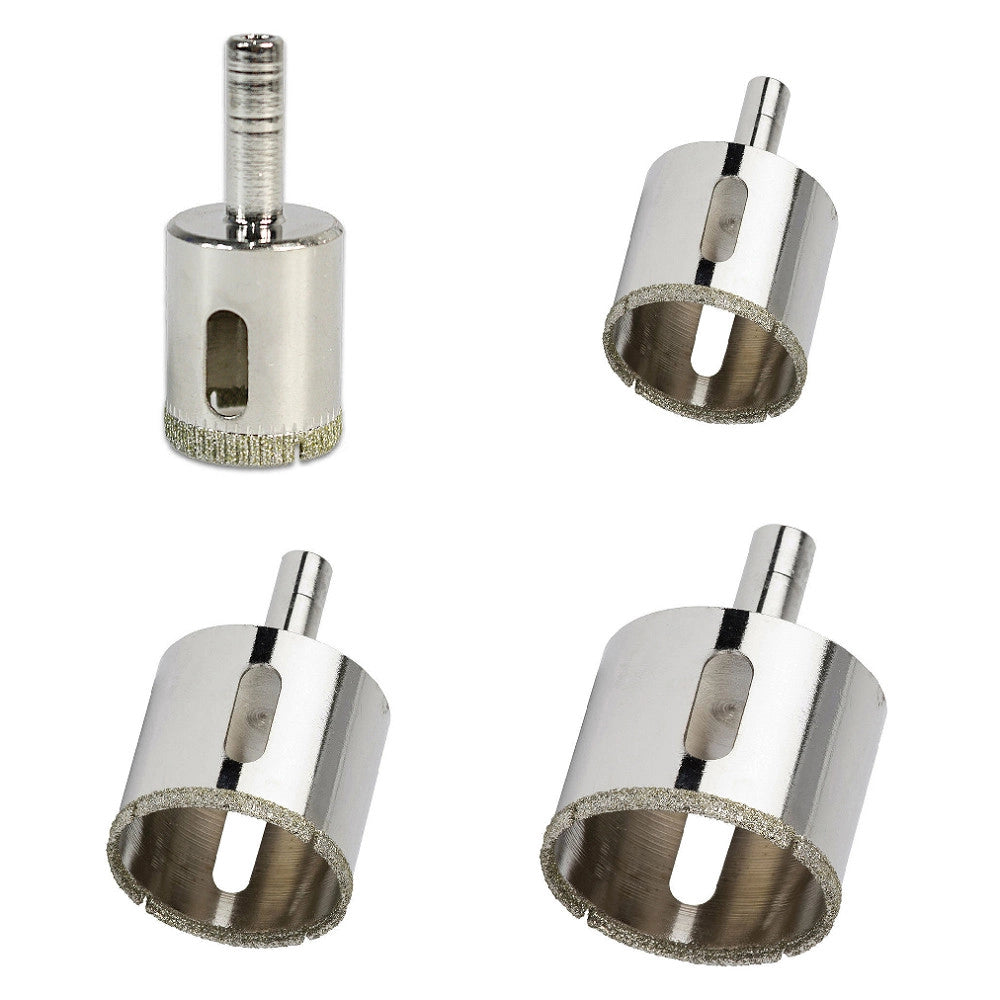 Trade Shop - Sega Tazza Diamantata Fori Piastrelle Ceramica Marmo Punta Trapano Varie Misure -