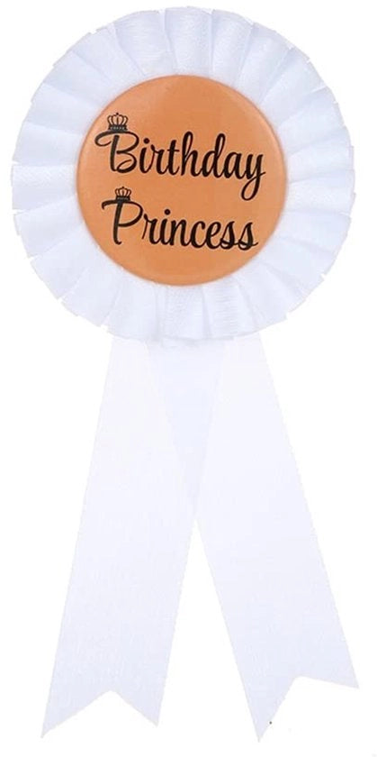 Rosetta di compleanno in acciaio verniciato - Badge - Pin/Broche - Accessorio - Ipoadatto - Adatto per feste - Festa badge