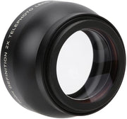 Teleobiettivo 49MM 2X Amplificatore - Adatto a Tutti i 49MM Obiettivi - Obiettivo per Fotocamera - Teleobiettivo per Smartphone - Ottica di Alta Qualità - Resistente ai Colpi