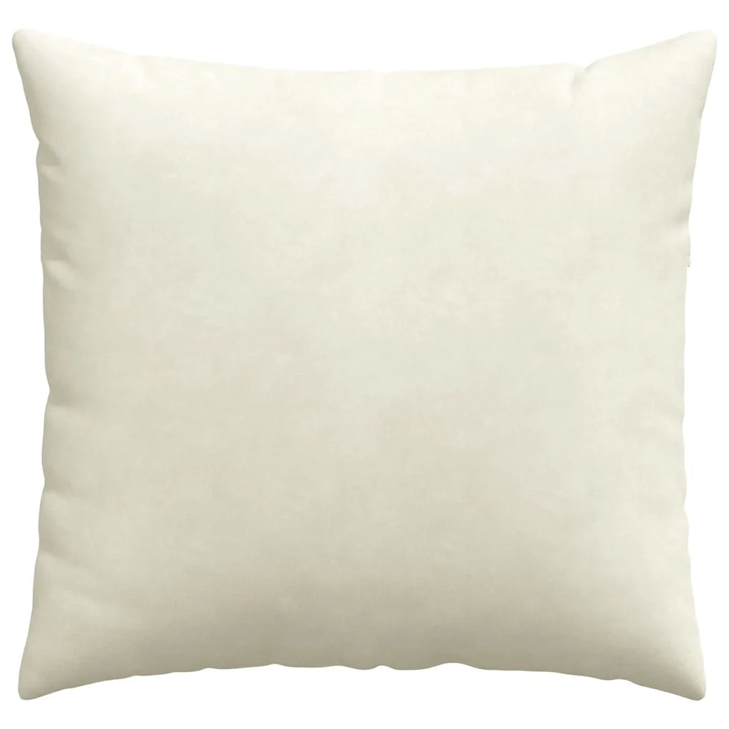 Cuscini da Divano 2 pcs Crema 45 x 45 cm Tessuto in Cords 42013937