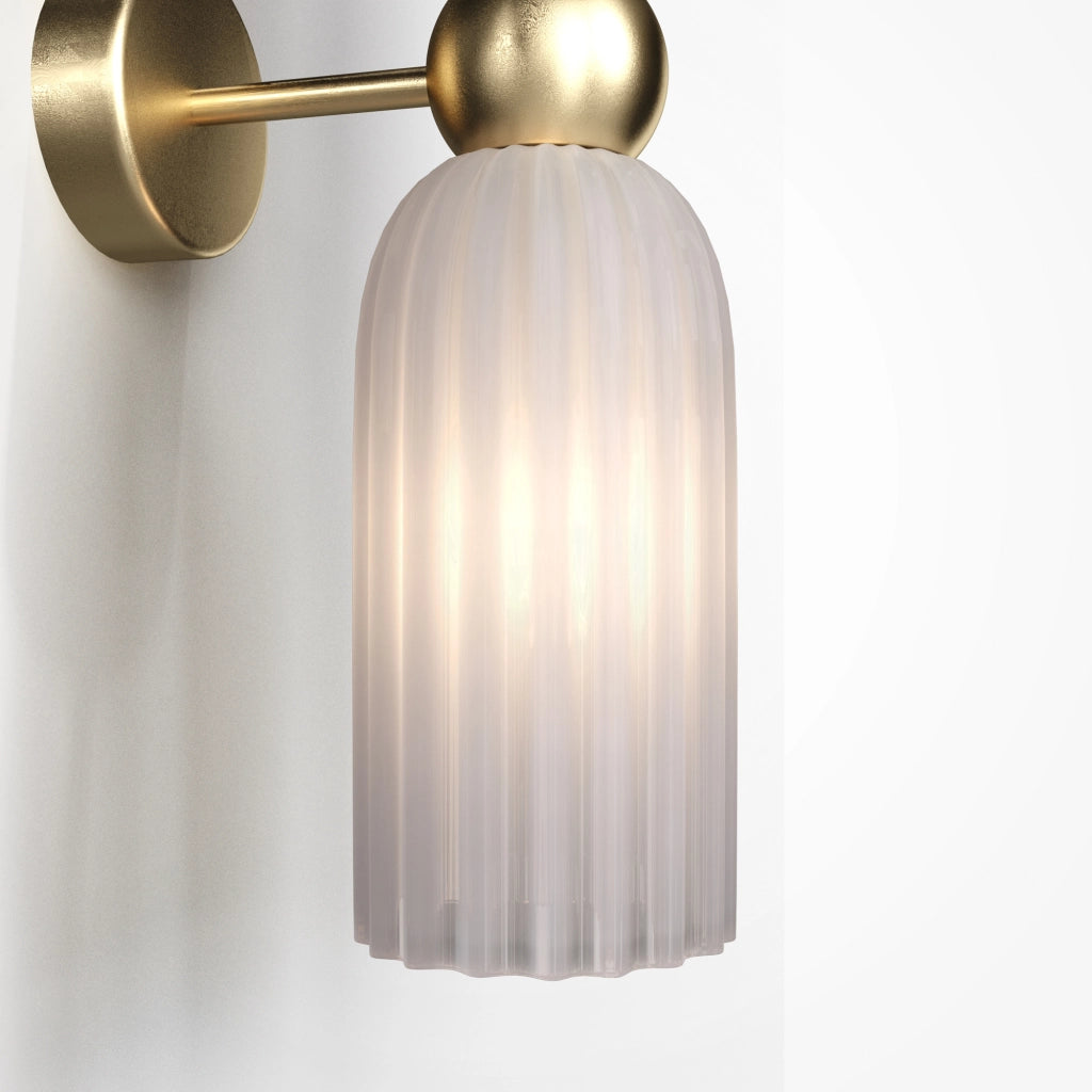 Maytoni Applique contemporanea Antic 2 luci E14 oro metallo vetro