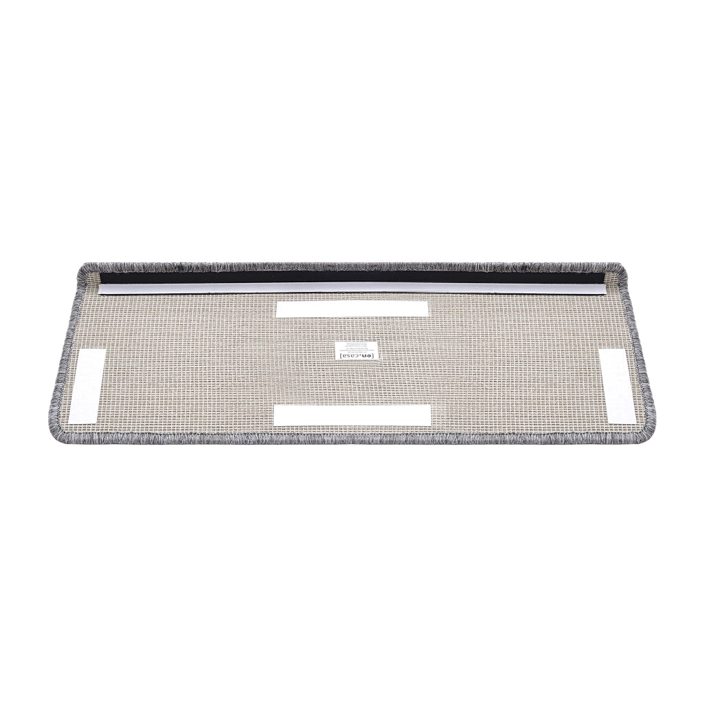 Set da 15 Tappeti Coprigradini per Scale Interne - Rettangolare - Grigio Chiaro [en.casa]