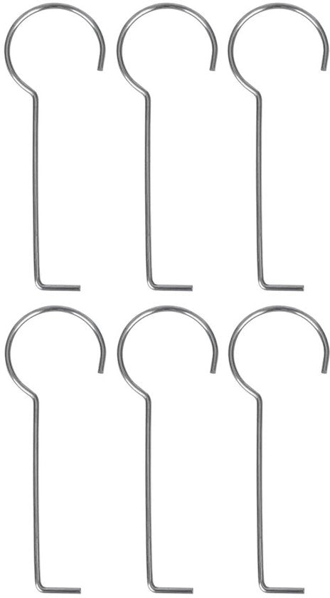 Kit di chiavi per scarichi 6 pezzi - Acciaio inossidabile - Strumento per scarichi doccia - Chiave a morsa - Strumento per estrarre il rottura del scarico - Progettato con design moderno - Adatto per scarichi nascosti - Strumento per scarichi