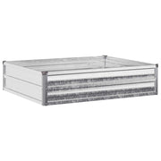 Letto rialzato da giardino Argento 100 x 80 x 24 cm 8006467