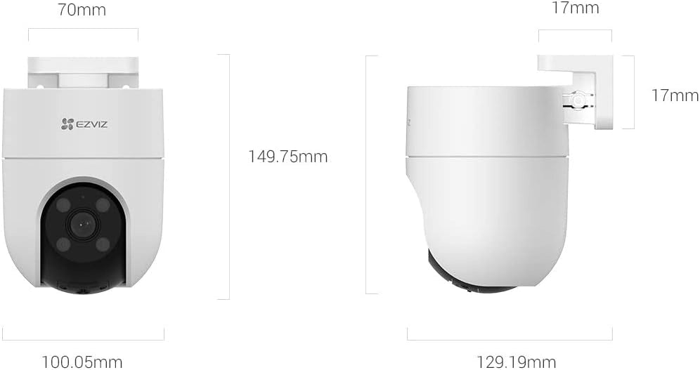 Telecamera Wireless Wifi Motorizzata PTZ 2K Audio Bidirezionale Cloud IP65